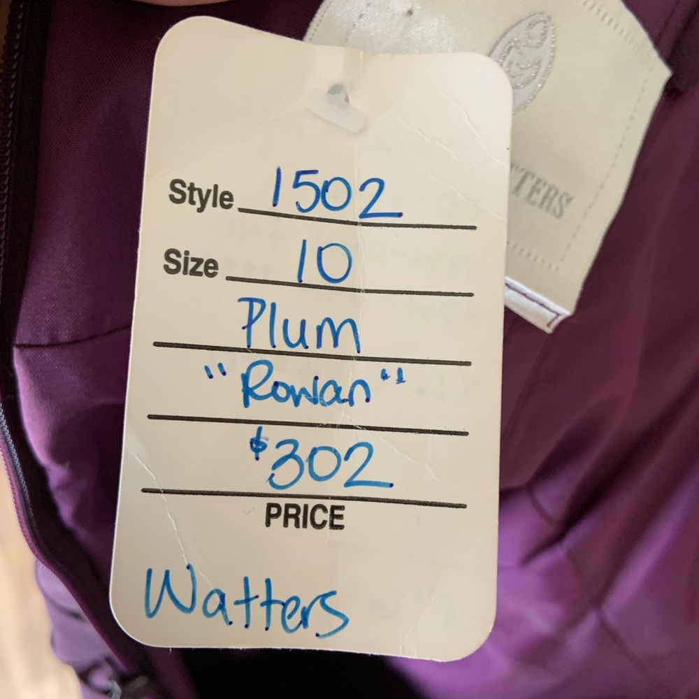 Watters  1502 plum  size 10 - Picture 7 of 8